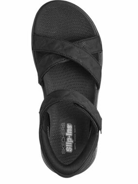 Skechers Hands Free Slip-ins Go Walk Flex Sandal - Kaia - Black - Size 7